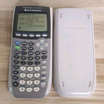 Texas Instruments T1-84 Plus Silver Edition Graphing Calculator &amp; Cover Tested - £33.24 GBP