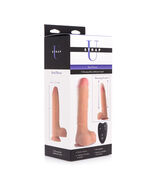 Strap U Real Thrust Thrusting And Vibrating Silicone Dildo - $204.69 CAD