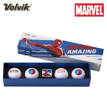 Volvik VISTA 3 Marvel Spider-Man 4 Golf Ball &amp; Hat Clip / Marker Gift Set - $38.77