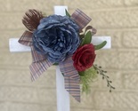 Cemetery, flowers for grave, grave decoration, cross for grave, memorial... - $25.00