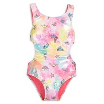 Disney Princess Swimsuit for Girls, Size 5/6 Multicolored - £23.36 GBP+