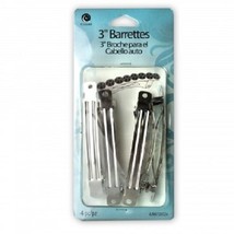 3&#39;&#39; Metal Barrettes (4 pack) - $6.44
