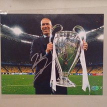 ZINEDINE ZIDANE REAL MADRID SIGNED PHOTO PRINT AUTOGRAPHED Auto SOCCER - $73.63