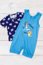 Infant Boys’ Set – Snap-Button Romper &amp; T-Shirt, Soft Cotton, Summer,  N... - $31.66+