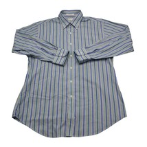 Van Heusen Shirt Mens L Multicolor Wrinkle Free Button Down Collar Strip... - $18.69