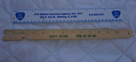 Lot of 2 Vintage Advertising Ruler - $16.82