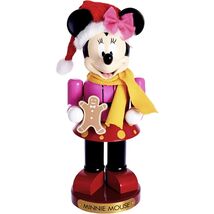 Disney Minnie Mouse with Gingerbread Cookie Wooden Christmas Nutcracker ... - $51.17