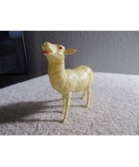 Vintage 1940s Celluloid Sheep red eyed mouth very rare 4&#39;&#39; Christmas - $565.28 MXN