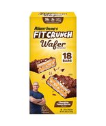 FITCRUNCH Wafer Protein Bars, 16g of Protein &amp; 3g of Sugar (18 Bars, Cho... - $594.08 MXN