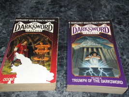 Darksword Trilogy Series lot of 2 Margaret Weis Tracy Hickman Fantasy Paperbacks - £2.38 GBP