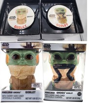 Star Wars Mandalorian Yoda The Child Grogu Goblet-Chalice-Mug Hard Candy... - $12.97