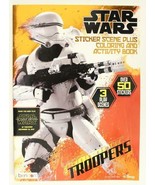 NOS STAR WARS Sticker Scene Plus Coloring &amp; Activity Book Disney Storm T... - £5.99 GBP