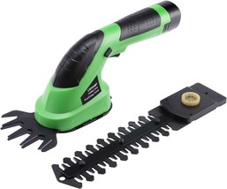 Lichamp Cgs-7201 7.2V Grass Green 2-In-1 Electric Hand Held Grass Shear Hedge - £38.71 GBP