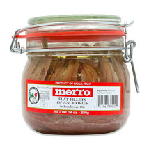 Italian Anchovies Fillet in Olive Oil Jar 24 oz  - $642.26 MXN