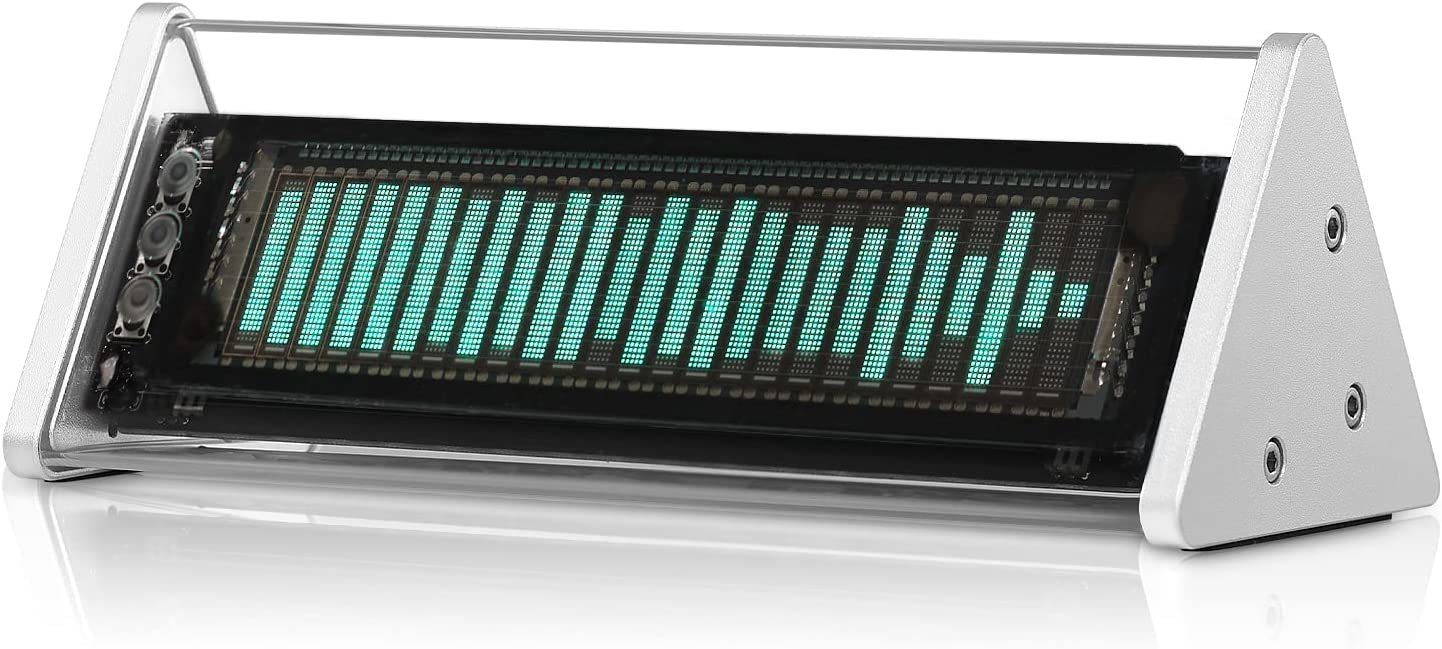 [Upgraded] Vfd Audio Spectrum Analyzer Bluetooth 5.0 Receiver 3.5Mm Aux Selector  			