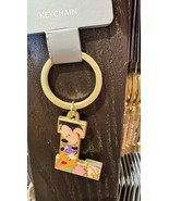 Disney Parks Mickey Mouse and Friends Letter L Metal Keychain NEW - $31.61 CAD