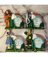 RARE SET &#39;00 Enesco Wizard Of Oz ALL 4 Picture Frame Movie Quotes 6&quot; Fig... - €77,54 EUR