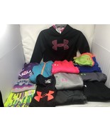 Under Armour&amp; Nike Youth Girls 13 Pc BundleT-shirt’s, Pants Sweaters Sz ... - $2,814.75 MXN