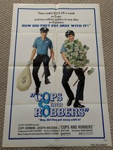 Cops and Robbers 1973, Comedy/Action Original Vintage One Sheet Movie Poster  - £39.46 GBP