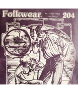 1978 Folkwear 204 Missouri River Boatman’s Shirt Pattern Costume Sealed ... - $112.10 CAD