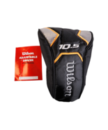 Wilson Blackjack #1 Driver Head Cover 10.5 Black Gray Orange Sock New - €5,85 EUR