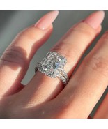 4-Prong Radiant Cut Engagement Ring 1.5 CT Moissanite Engagement Ring - $99.99