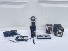 Lot Folding Cameras Eastman Kodak Vest Model B &amp; Many More Pocket Cameras - $247.49