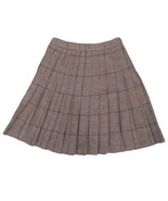 Evan Picone Wool Plaid Pleated Skirt 8 Academia Dropped Waist Accordion ... - £25.80 GBP