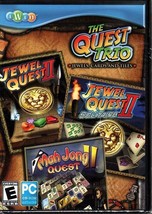 The Quest Trio: Jewels, Cards and Tiles (PC-CD, 2010) Windows - NEW in DVD BOX - £3.96 GBP