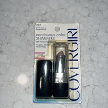 Covergirl Lipstick 297  Pink Aura Continuous Color Shimmer HTF Discontinued Rare - $34.99