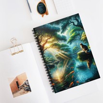 Tranquil Nature Spiral Notebook, Ruled Line, Koi Pond Journal, Cat Lover... - €14,66 EUR
