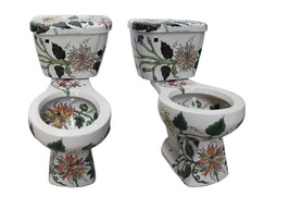 Mexican Talavera Ceramic Toilet Hand Painted  - Raices - - $22,462.85 MXN