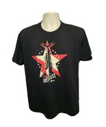2012 Virgin Mobile Freefest Adult Large Black TShirt Jack White ZZ Top N... - £11.62 GBP