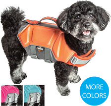 Dog Helios &#39;Tidal Guard&#39; Multi-Motion Reflective Safety Pet Dog Life Jacket - $50.99+