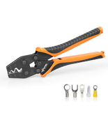 KF CPTEC Non-Insulated Terminal Crimper, Ratchet Wire Crimping Tool for ... - $34.35