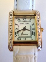 PIERRE CARDIN PCD3000YWK2 Diamond Gold Tank Women&#39;s Wristwatch - £101.39 GBP