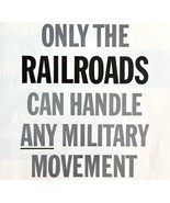 Railroads Of United States 1958 Advertisement Aviation Buy Train Militar... - $39.99