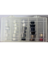 22 Bobbins Partially Threaded With Case - €16,49 EUR