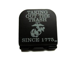 USMC Taking Out The Trash Since 1775 Laser Etched Aluminum Hat Clip Brim-it - $11.99