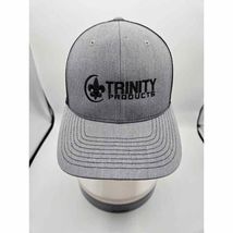 Custom Richardson Trucker Hat Trinity Products Gray Black Adjustable - $231.32 MXN