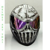 The Punisher Helmet, Badass Motorcycle Helmet - £262.98 GBP