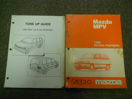 1989 Mazda MPV Service Highlights Tune Up Guide service Shop Manual SET OEM 89 - $20.04