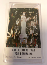 Our Lady of Beauraing Vintage Prayer Card in German, from Belgium, New - $20.00