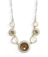 NWT Judith Jack Sterling Silver Marcasite and Crystal Collar Frontal Necklace - £79.08 GBP