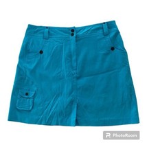 Jamie Sadock Skirt Women&#39;s 12 Blue Skort Shorts Golf Tennis Active Athletic - £25.46 GBP