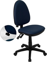 Navy Mid-Back Task Chair WL-A654MG-NVY-GG - £93.68 GBP