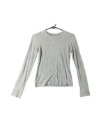 So Girms Size Medium Gray Long Sleeve Tshirt Tee - £6.12 GBP