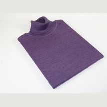 Men PRINCELY Turtle neck Sweater From Turkey Soft Merinos Wool 1011-80 Purple image 2