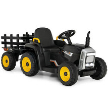 12V Ride on Tractor with 3-Gear-Shift Ground Loader for Kids 3+ Years Ol... - £211.46 GBP