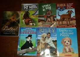 Lot of 7 Dog Puppy Chapter Books Paperbacks - FREE SHIPPING - £9.10 GBP